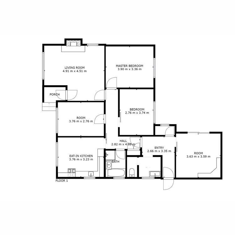 Floorplan of Homely house listing, 4 Lawry Street, Wodonga VIC 3690