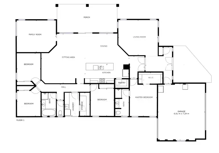 Floorplan of Homely house listing, 17 Craig Circuit, Leneva VIC 3691