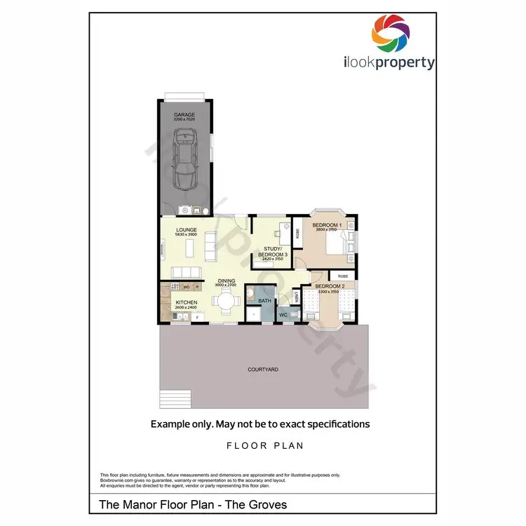 Floorplan of Homely villa listing, 205/26 St Vincents Court, Minyama QLD 4575