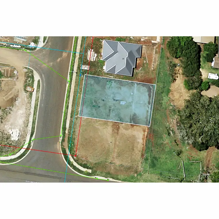 Floorplan of Homely land listing, 28 Wandsworth Street, Cranley QLD 4350