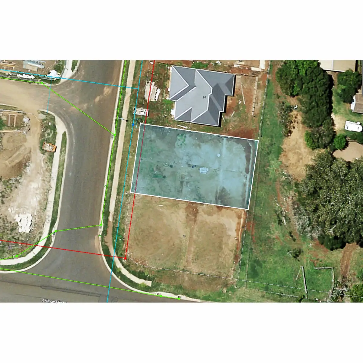Floorplan of Homely land listing, 28 Wandsworth Street, Cranley QLD 4350
