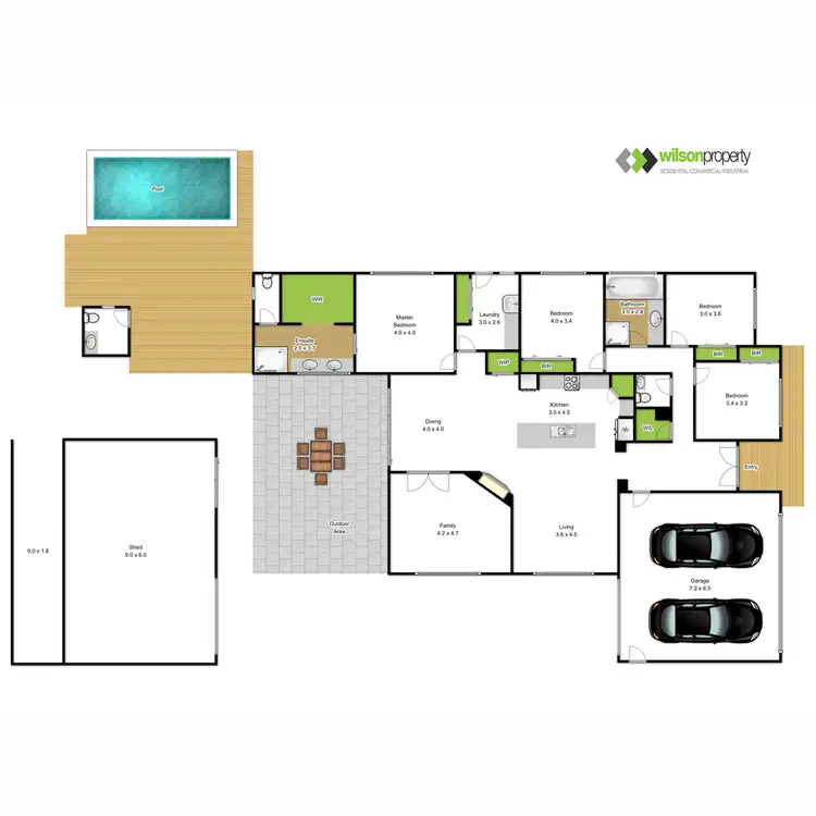 Floorplan of Homely house listing, 5 Claremont Close, Traralgon VIC 3844