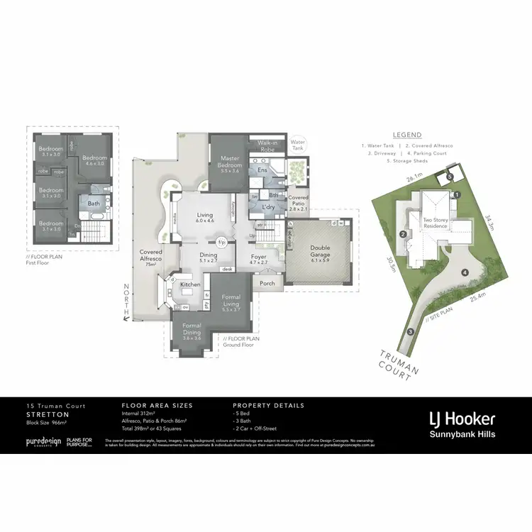 Floorplan of Homely house listing, 15 Truman Court, Stretton QLD 4116