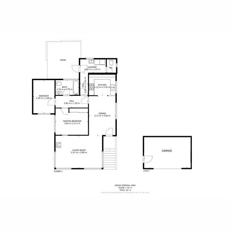 Floorplan of Homely house listing, 22 ELEVENTH Avenue, West Moonah TAS 7009
