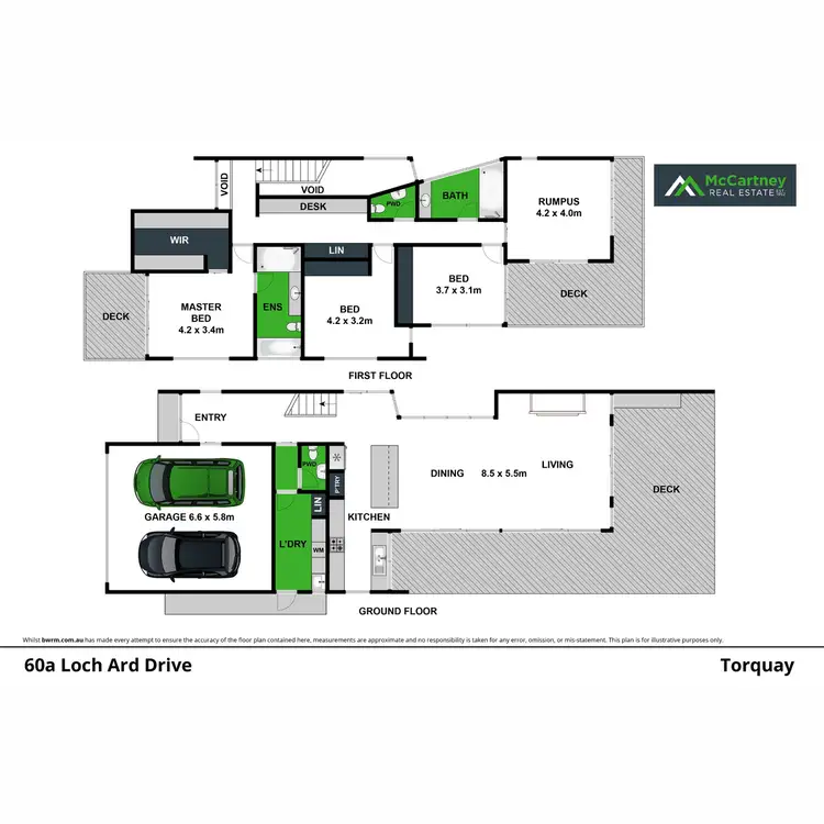 Floorplan of Homely house listing, 60A Loch Ard Drive, Torquay VIC 3228