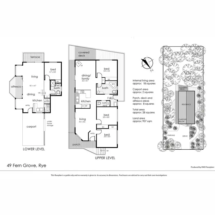 Floorplan of Homely house listing, 49 Fern Grove, Rye VIC 3941