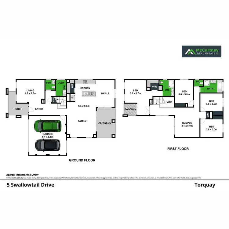 Floorplan of Homely house listing, 5 Swallowtail Drive, Torquay VIC 3228