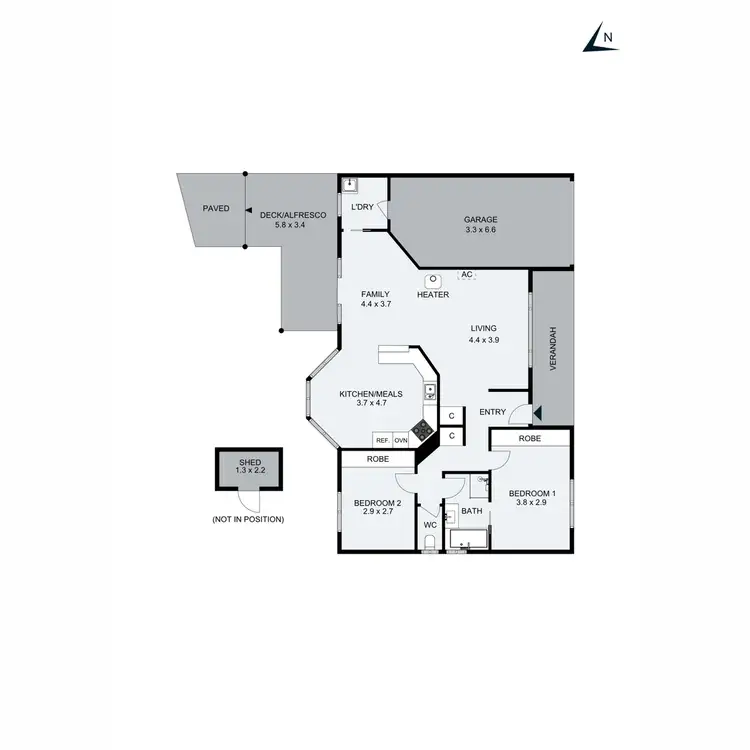 Floorplan of Homely house listing, 8/21A Howqua Drive, Capel Sound VIC 3940