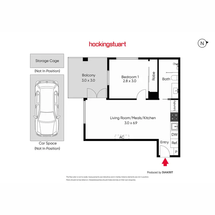 Floorplan of Homely apartment listing, 18/174 Riversdale Road, Hawthorn VIC 3122