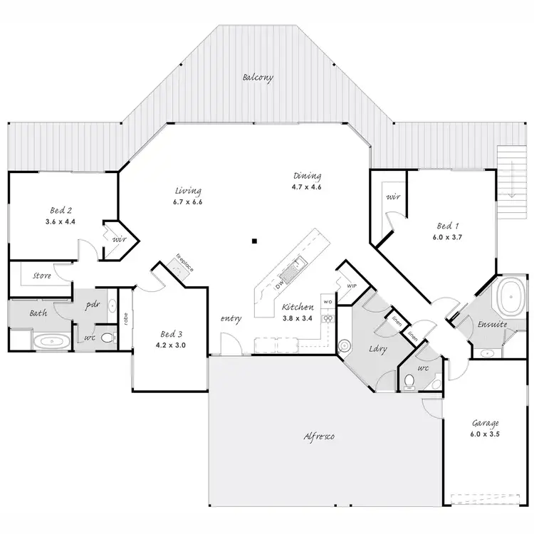 Floorplan of Homely house listing, 79 Richardson Road, Boston SA 5607