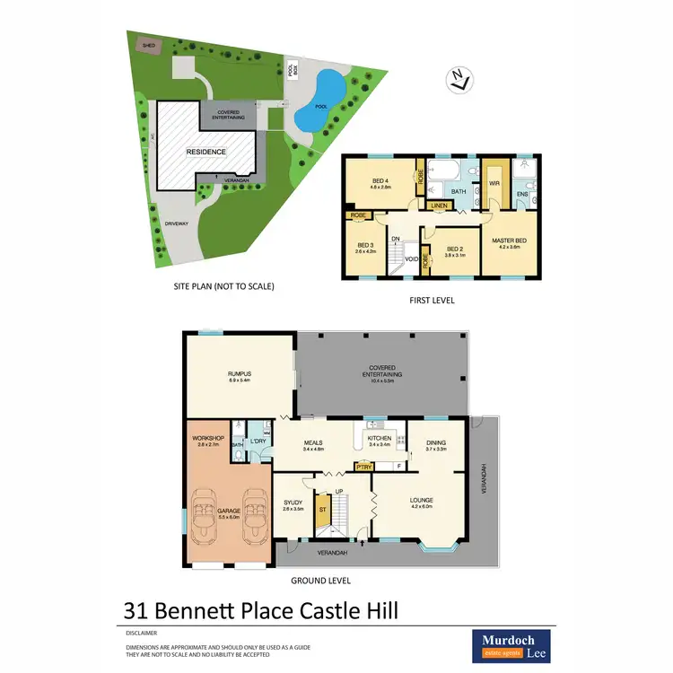 Floorplan of Homely house listing, 31 Bennett Place, Castle Hill NSW 2154