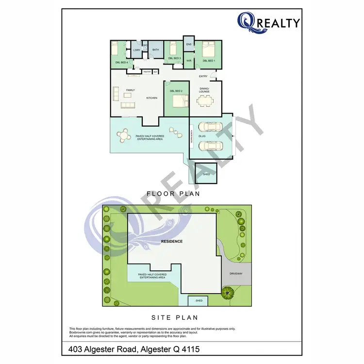 Floorplan of Homely house listing, 403 Algester Road, Algester QLD 4115
