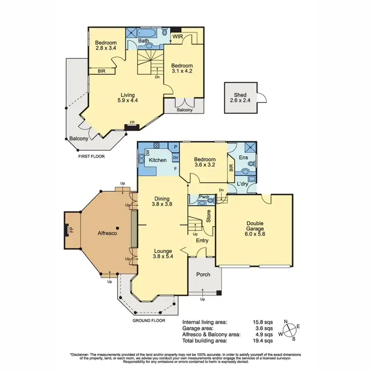 Floorplan of Homely house listing, 23 Queen Street, Mornington VIC 3931