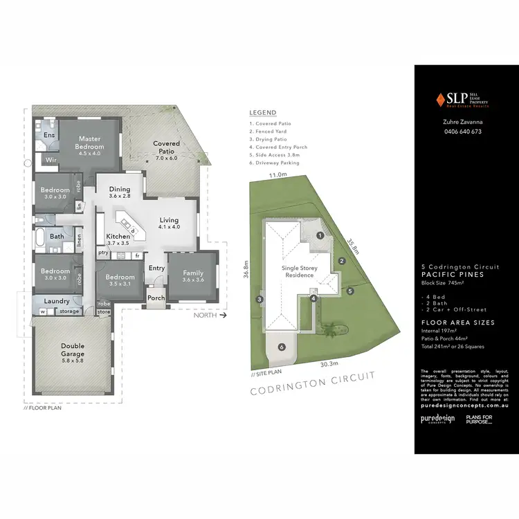 Floorplan of Homely house listing, 5 Codrington Circuit, Pacific Pines QLD 4211