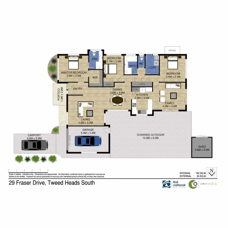 Floorplan of Homely house listing, 29 Fraser Drive, Tweed Heads South NSW 2486