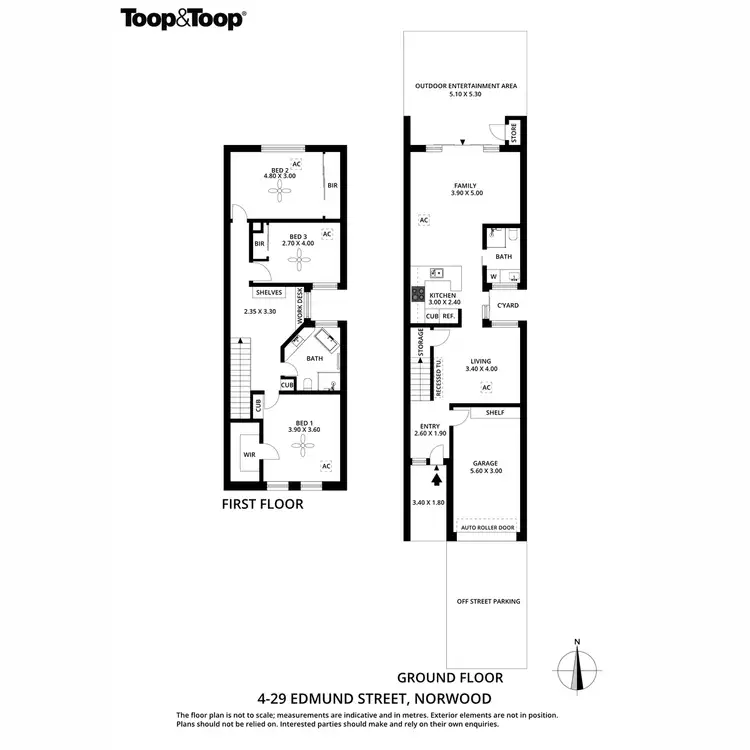 Floorplan of Homely townhouse listing, 4/29 Edmund Street, Norwood SA 5067