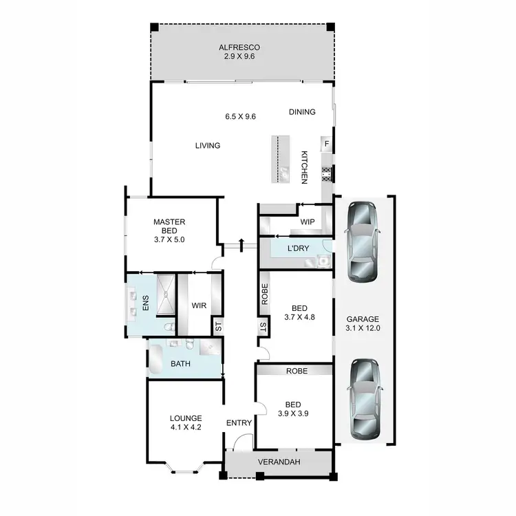 Floorplan of Homely house listing, 124 Church Street, Hamlyn Heights VIC 3215