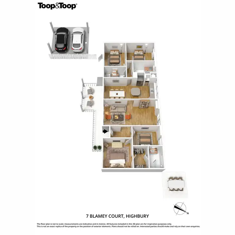 Floorplan of Homely house listing, 7 Blamey Court, Highbury SA 5089