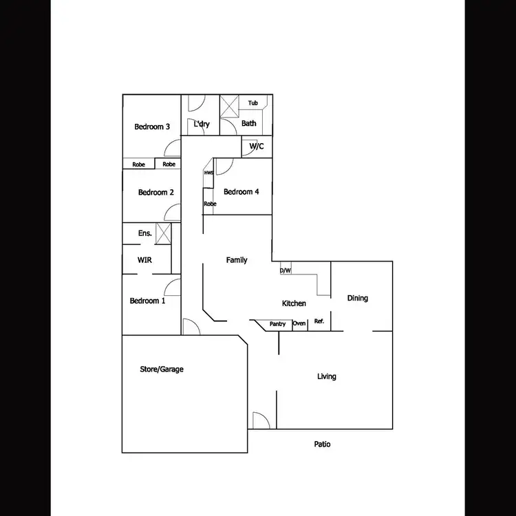 Floorplan of Homely house listing, 7 Bradstone Road, Carrara QLD 4211