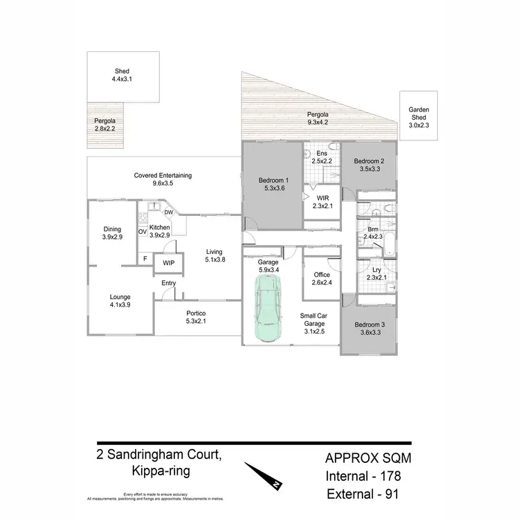 Floorplan of Homely house listing, 2 Sandringham Court, Kippa-ring QLD 4021