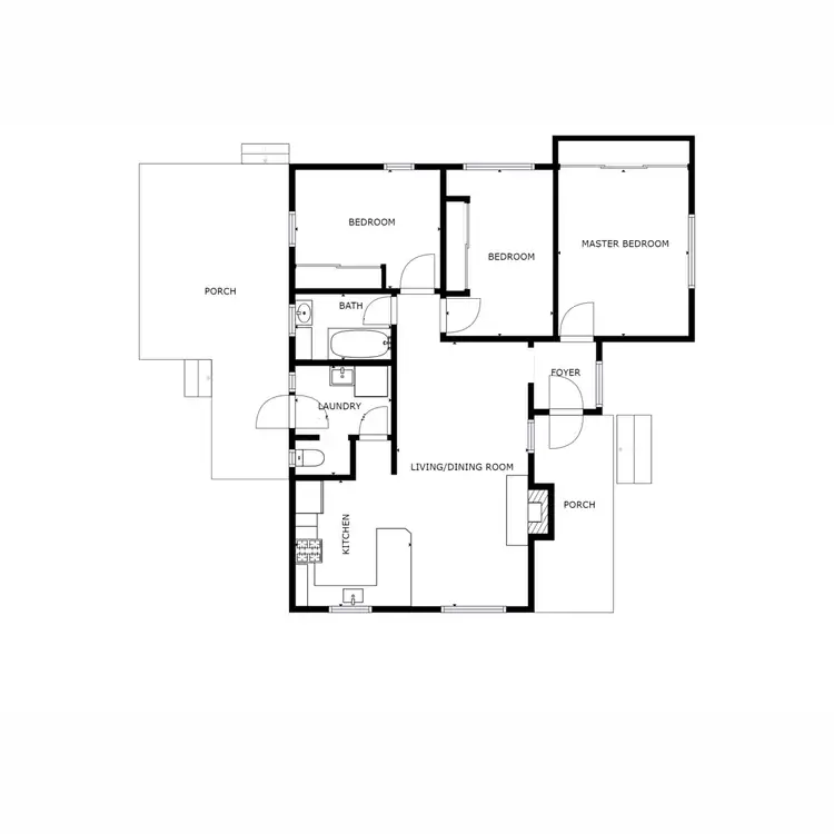 Floorplan of Homely house listing, 77 Gordon Street, Wodonga VIC 3690