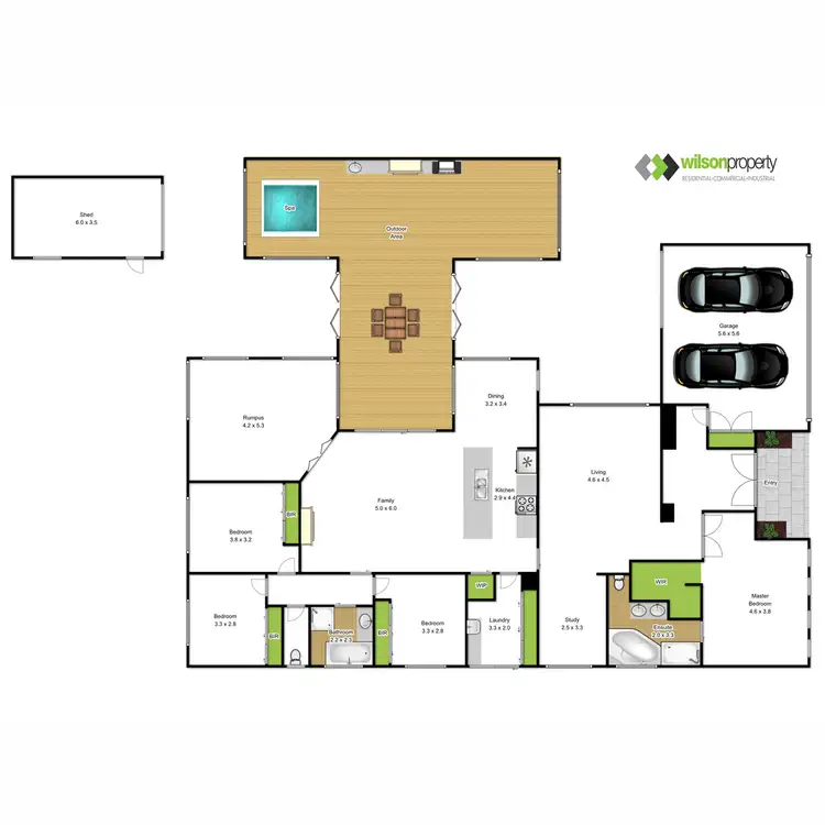 Floorplan of Homely house listing, 16 Leinster Avenue, Traralgon VIC 3844