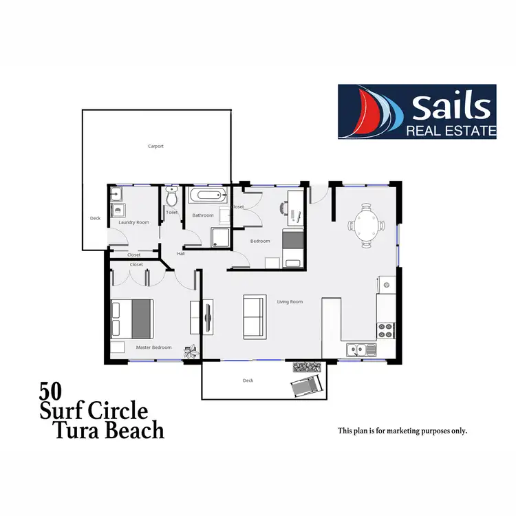 Floorplan of Homely house listing, 50 Surf Circle, Tura Beach NSW 2548