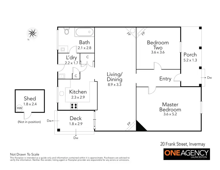 Floorplan of Homely house listing, 20 Frank Street, Invermay TAS 7248