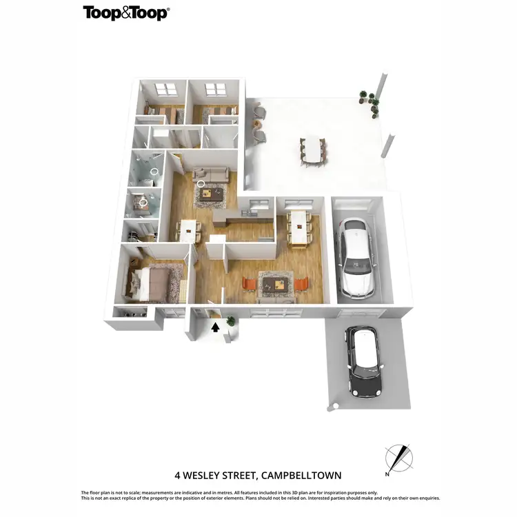 Floorplan of Homely house listing, 4 Wesley Street, Campbelltown SA 5074