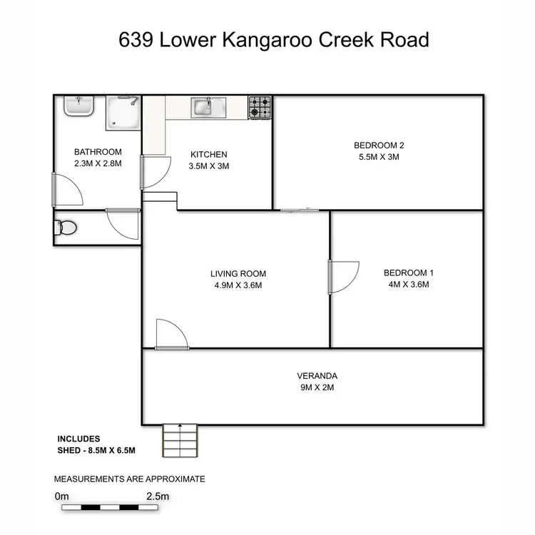 Floorplan of Homely rural property listing, 639 Lower Kangaroo Creek Road, Coutts Crossing NSW 2460