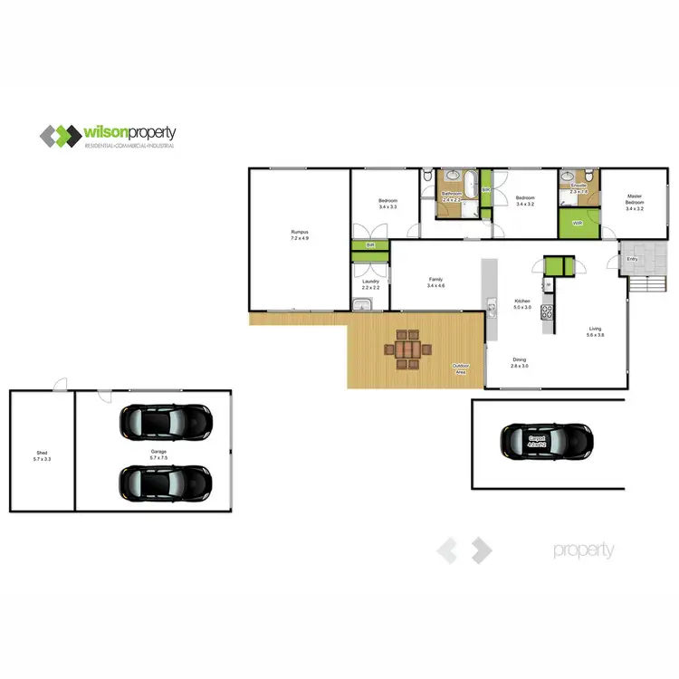 Floorplan of Homely house listing, 5 Canfield Crescent, Traralgon VIC 3844