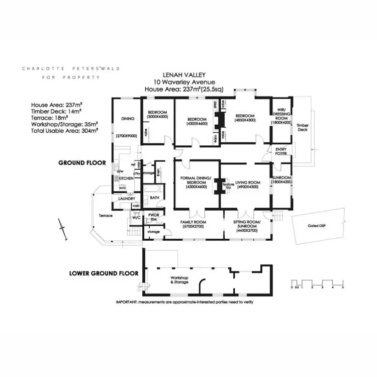 Floorplan of Homely house listing, 10 Waverley Avenue, Lenah Valley TAS 7008