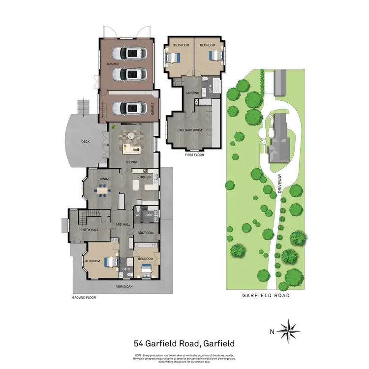 Floorplan of Homely house listing, 54 Garfield Road, Garfield VIC 3814