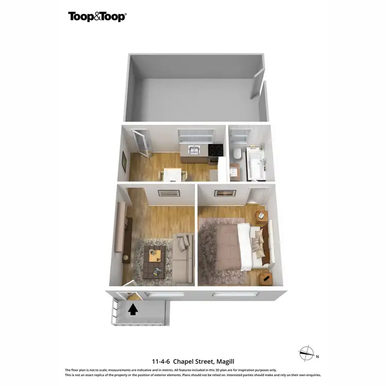 Floorplan of Homely unit listing, 11/4-6 Chapel Street, Magill SA 5072