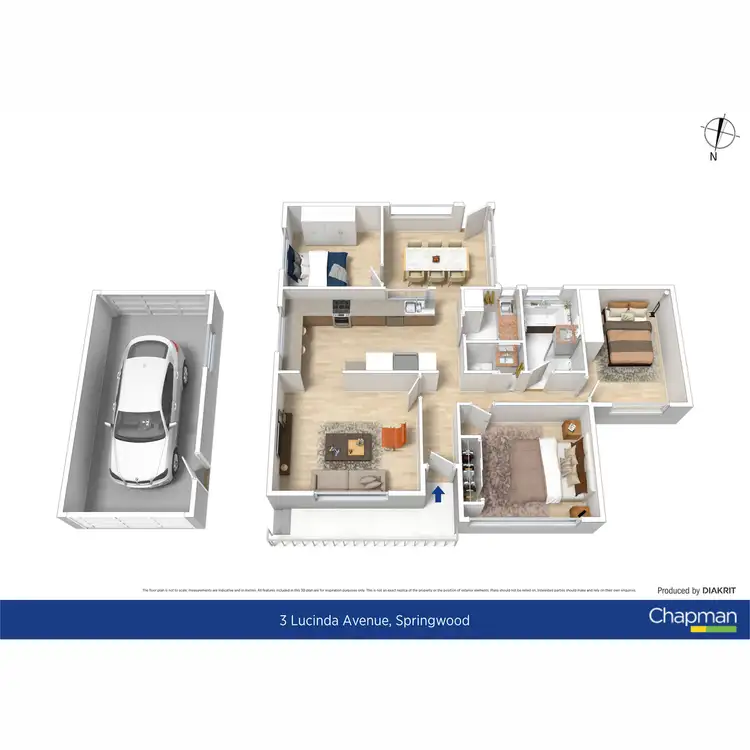 Floorplan of Homely house listing, 3 Lucinda Avenue, Springwood NSW 2777