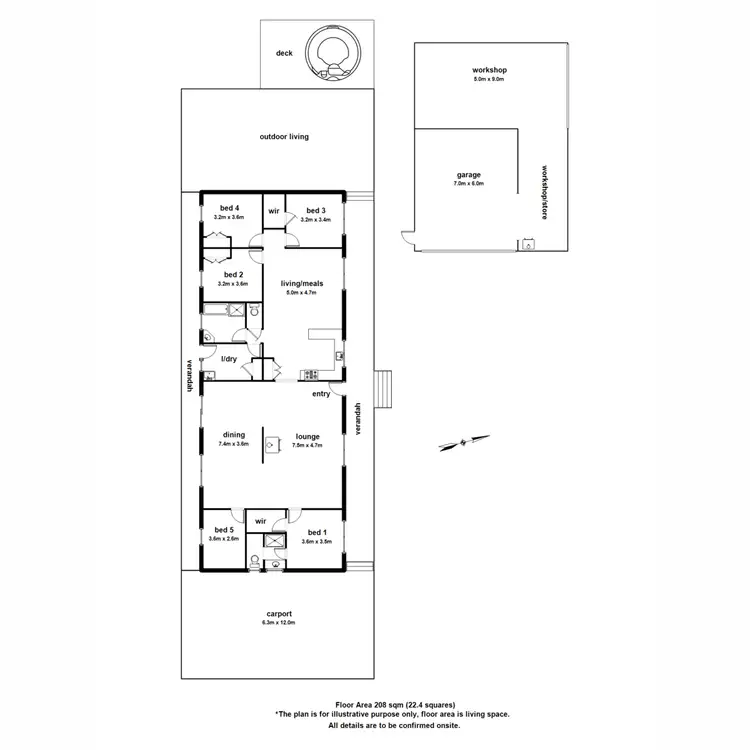 Floorplan of Homely house listing, 9 Stone Road South, Gembrook VIC 3783