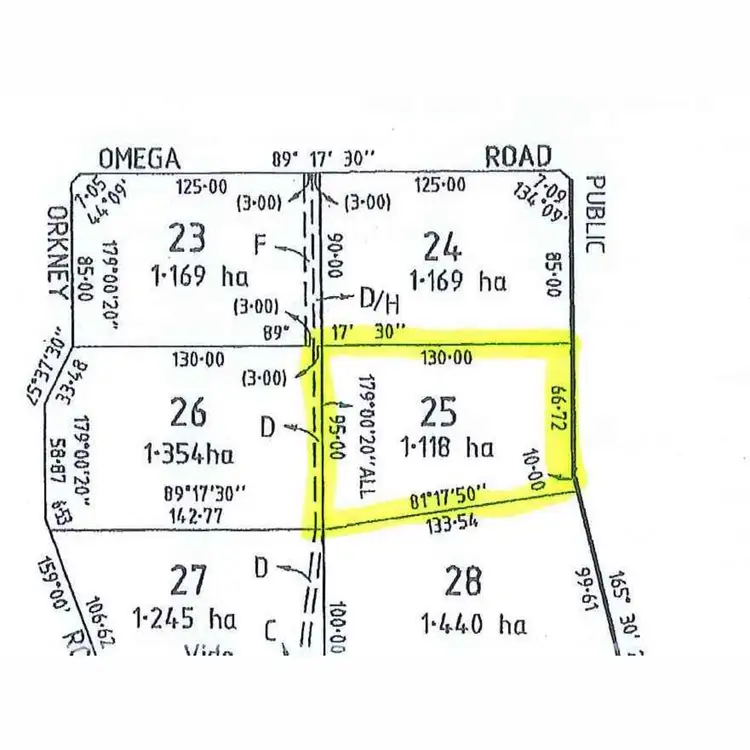 Floorplan of Homely land listing, LOT 25 Shearer Heights Road, Mannum SA 5238