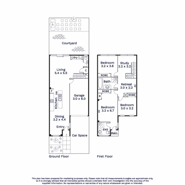 Floorplan of Homely house listing, 195 Stockmans Way, Kensington VIC 3031