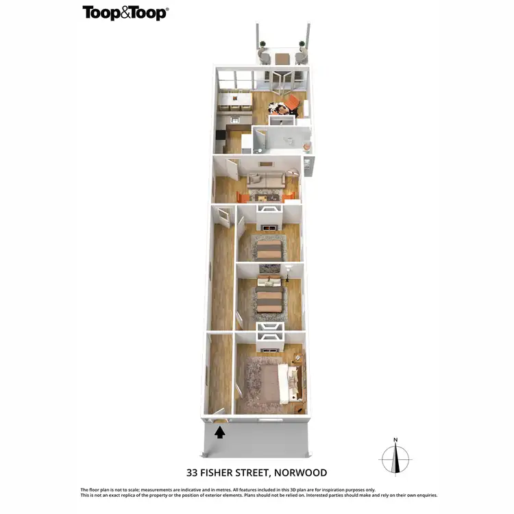 Floorplan of Homely house listing, 33 Fisher Street, Norwood SA 5067