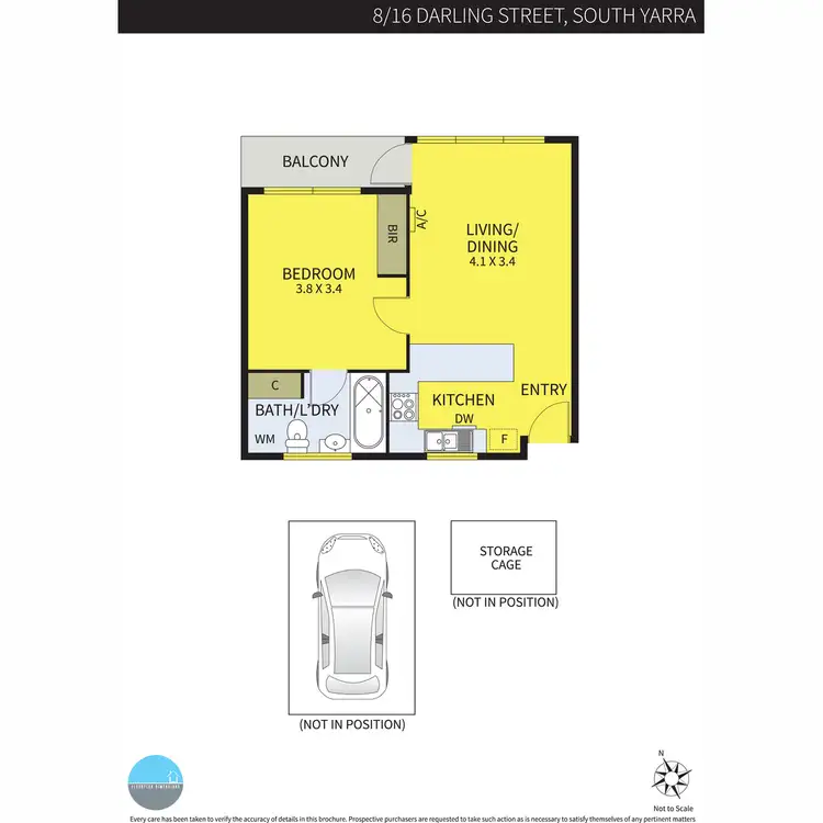 Floorplan of Homely apartment listing, 8/16 Darling Street, South Yarra VIC 3141
