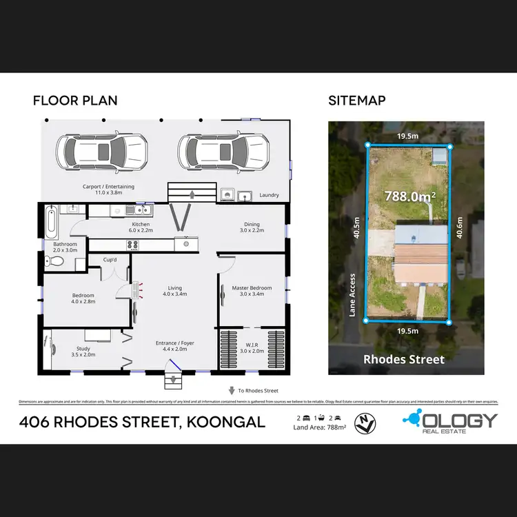 Floorplan of Homely house listing, 406 Rhodes Street, Koongal QLD 4701