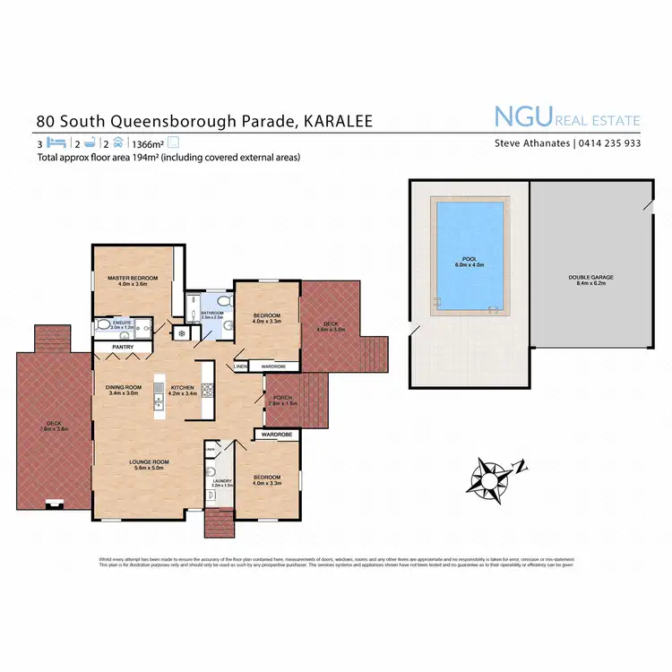 Floorplan of Homely house listing, 80 South Queensborough Parade, Karalee QLD 4306
