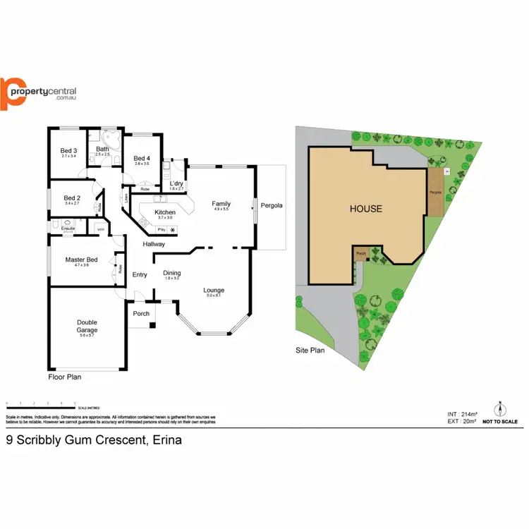 Floorplan of Homely house listing, 9 Scribbly Gum Crescent, Erina NSW 2250
