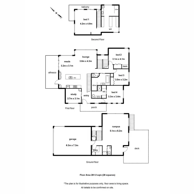 Floorplan of Homely house listing, 33 Seabreeze Avenue, Ferny Creek VIC 3786