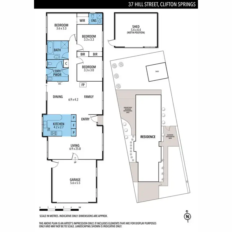 Floorplan of Homely house listing, 37 Hill Street, Clifton Springs VIC 3222