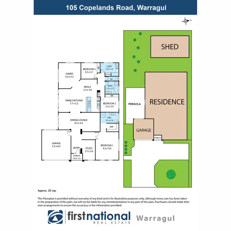 Floorplan of Homely house listing, 105 Copelands Road, Warragul VIC 3820