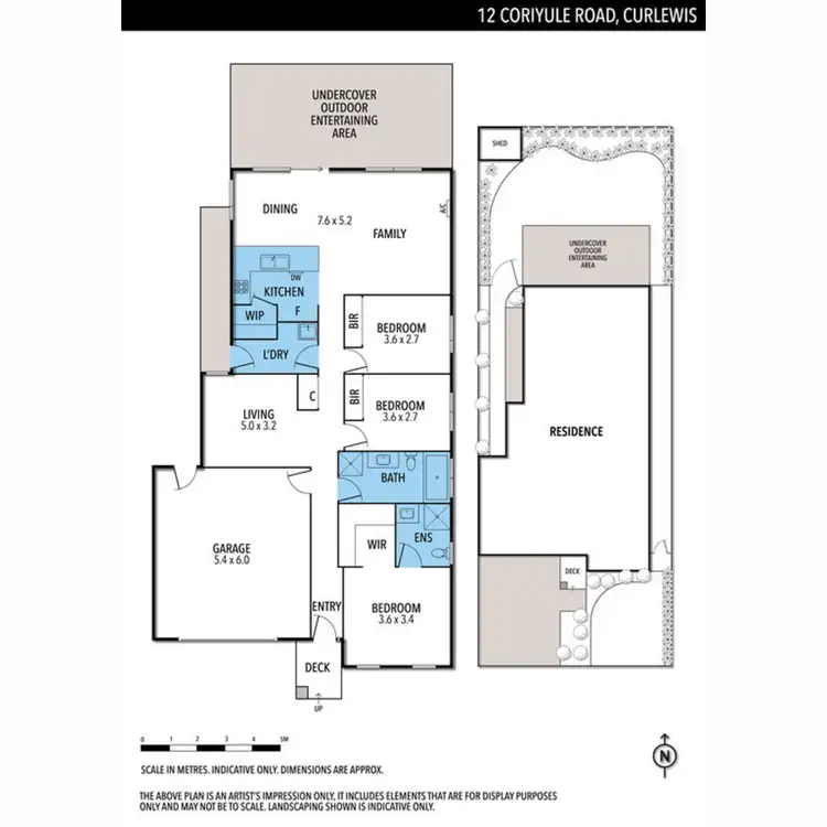 Floorplan of Homely house listing, 12 Coriyule Road, Curlewis VIC 3222
