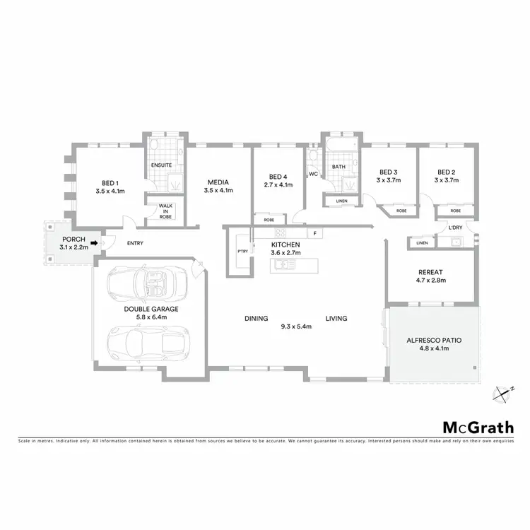 Floorplan of Homely house listing, 48 Ironbark Road, Ballina NSW 2478