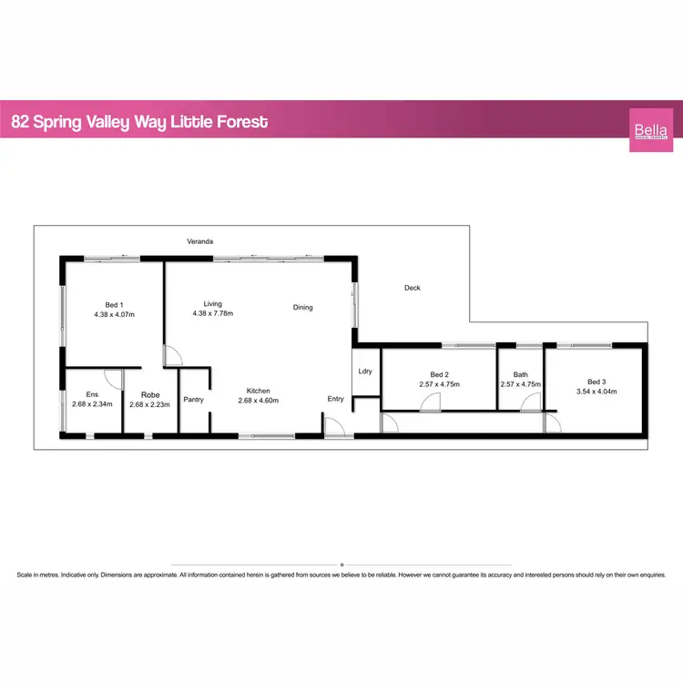 Floorplan of Homely rural property listing, 82 Spring Valley Way, Little Forest NSW 2538
