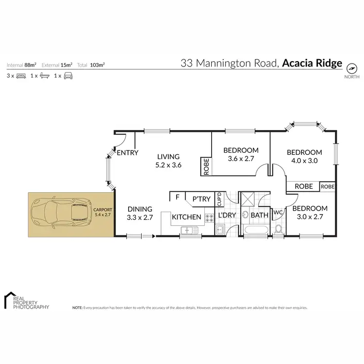 Floorplan of Homely house listing, 33 Mannington Road, Acacia Ridge QLD 4110